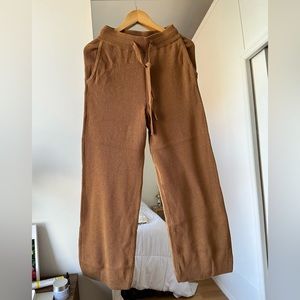 Nanushka high waist Terra brown sweatpants